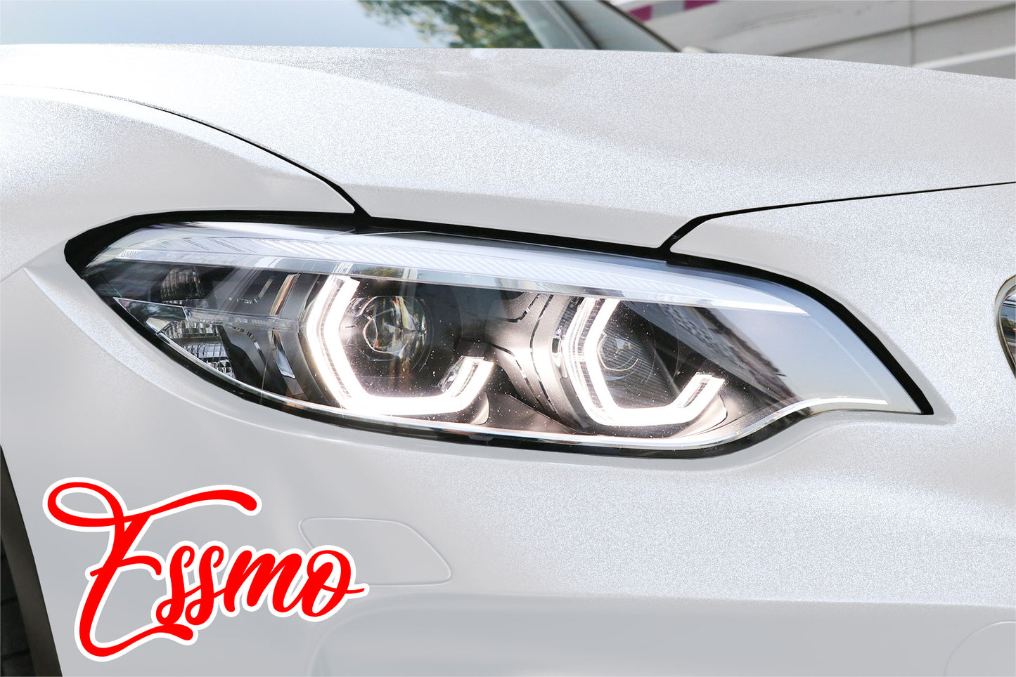 Matte Metallic Satin Pearl White Vinyl Wrap