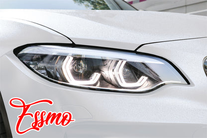 Matte Metallic Satin Pearl White Vinyl Wrap