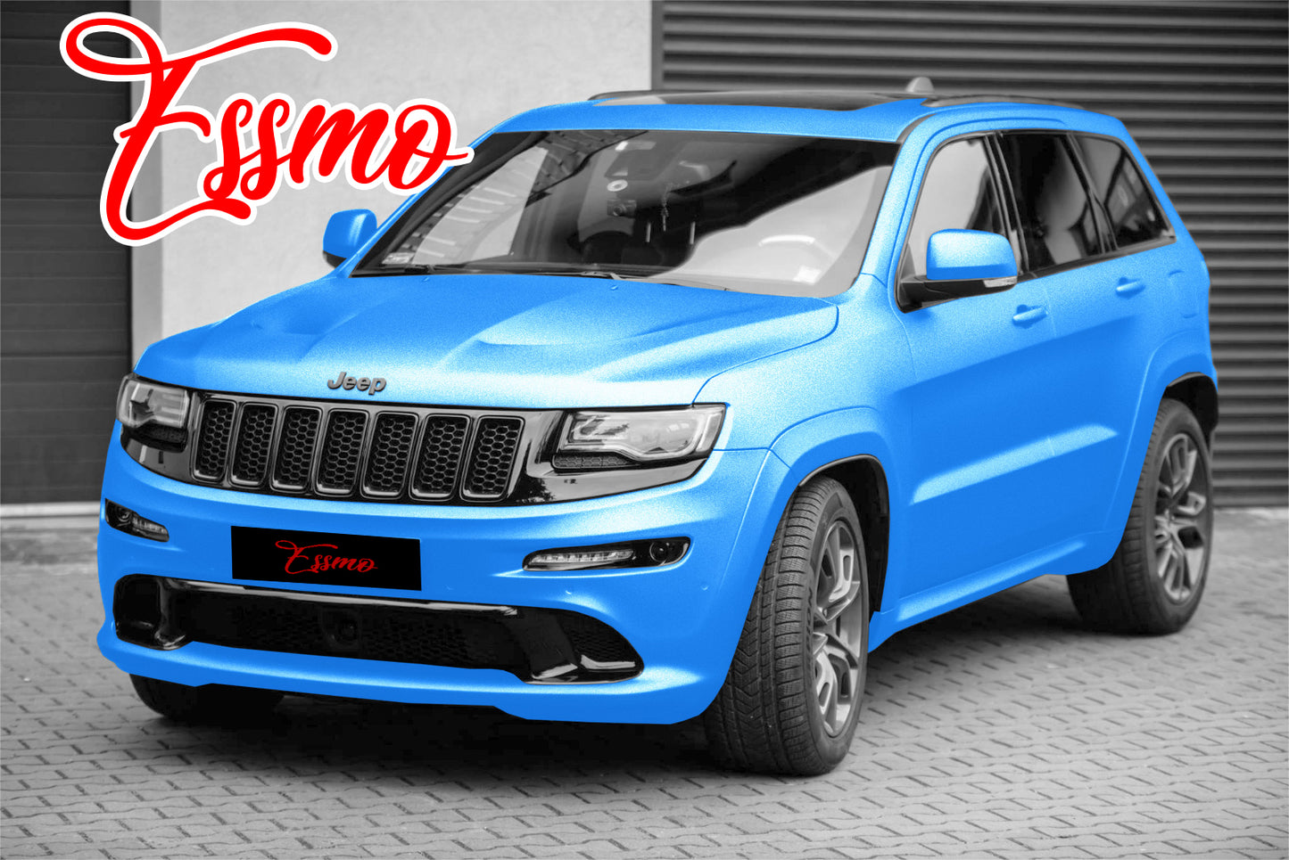 Matte Metallic Satin Pearl Azure Blue Vinyl Wrap