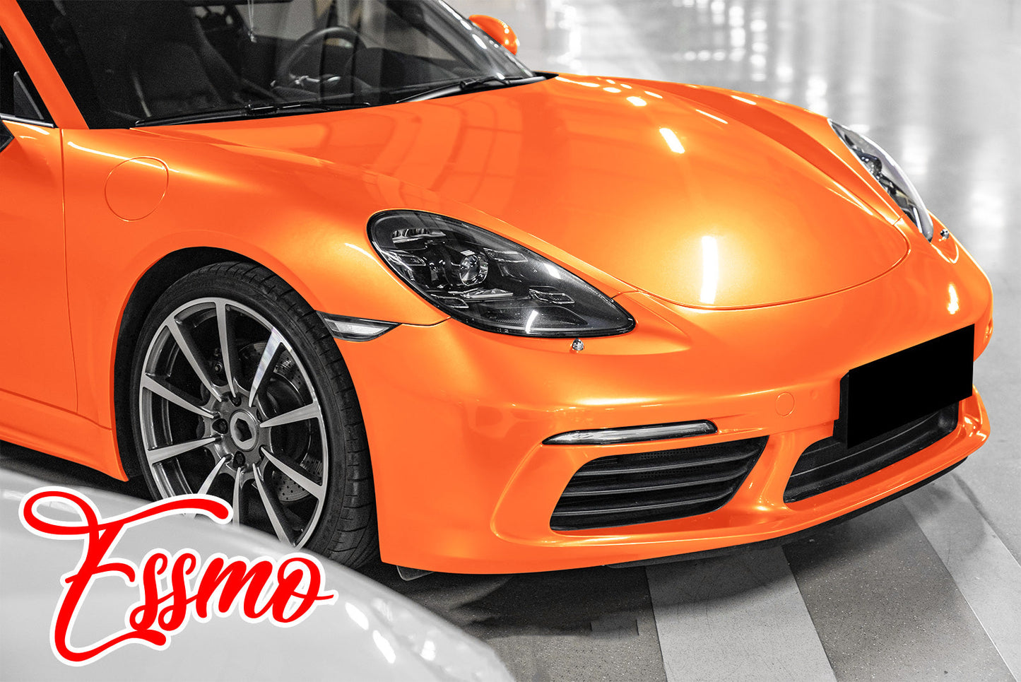Coral Gloss Gold Orange Vinyl Wrap