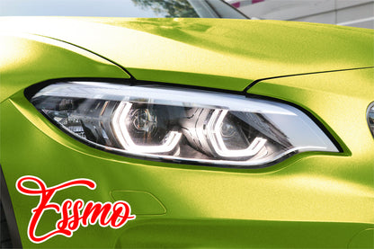 Matte Metallic Satin Pearl Lime Green Vinyl Wrap