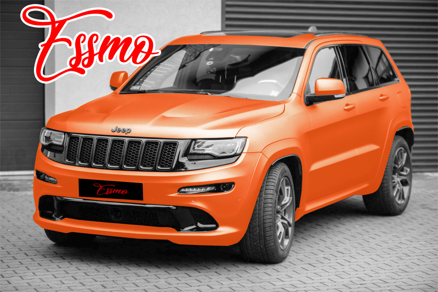 Matte Metallic Satin Pearl Orange Vinyl Wrap
