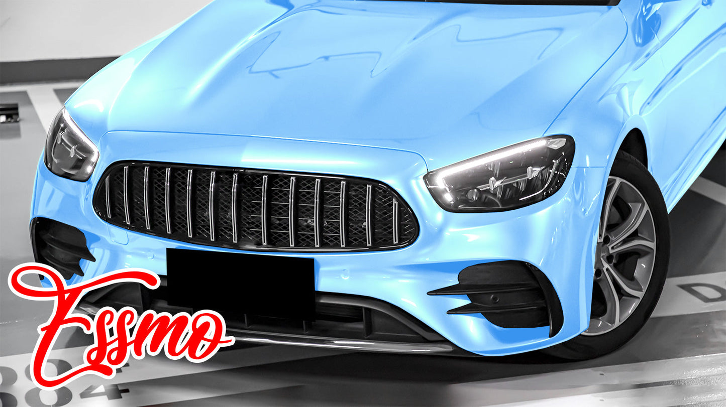 Coral Gloss Ice Blue Vinyl Wrap