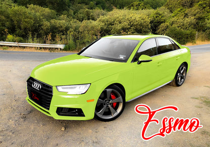 High Gloss Acid Lime Vinyl Wrap