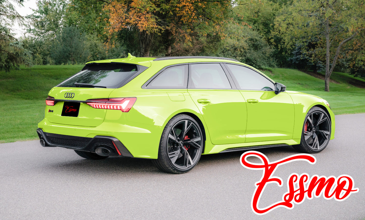 High Gloss Acid Lime Vinyl Wrap