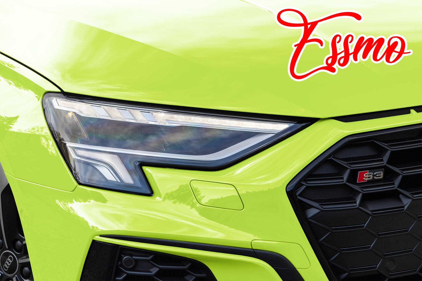 High Gloss Acid Lime Vinyl Wrap