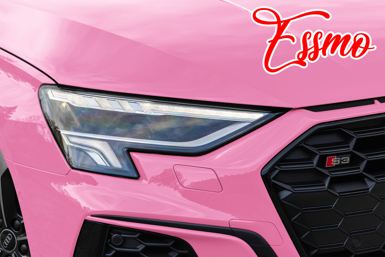 High Glossy Baby Pink Vinyl Wrap