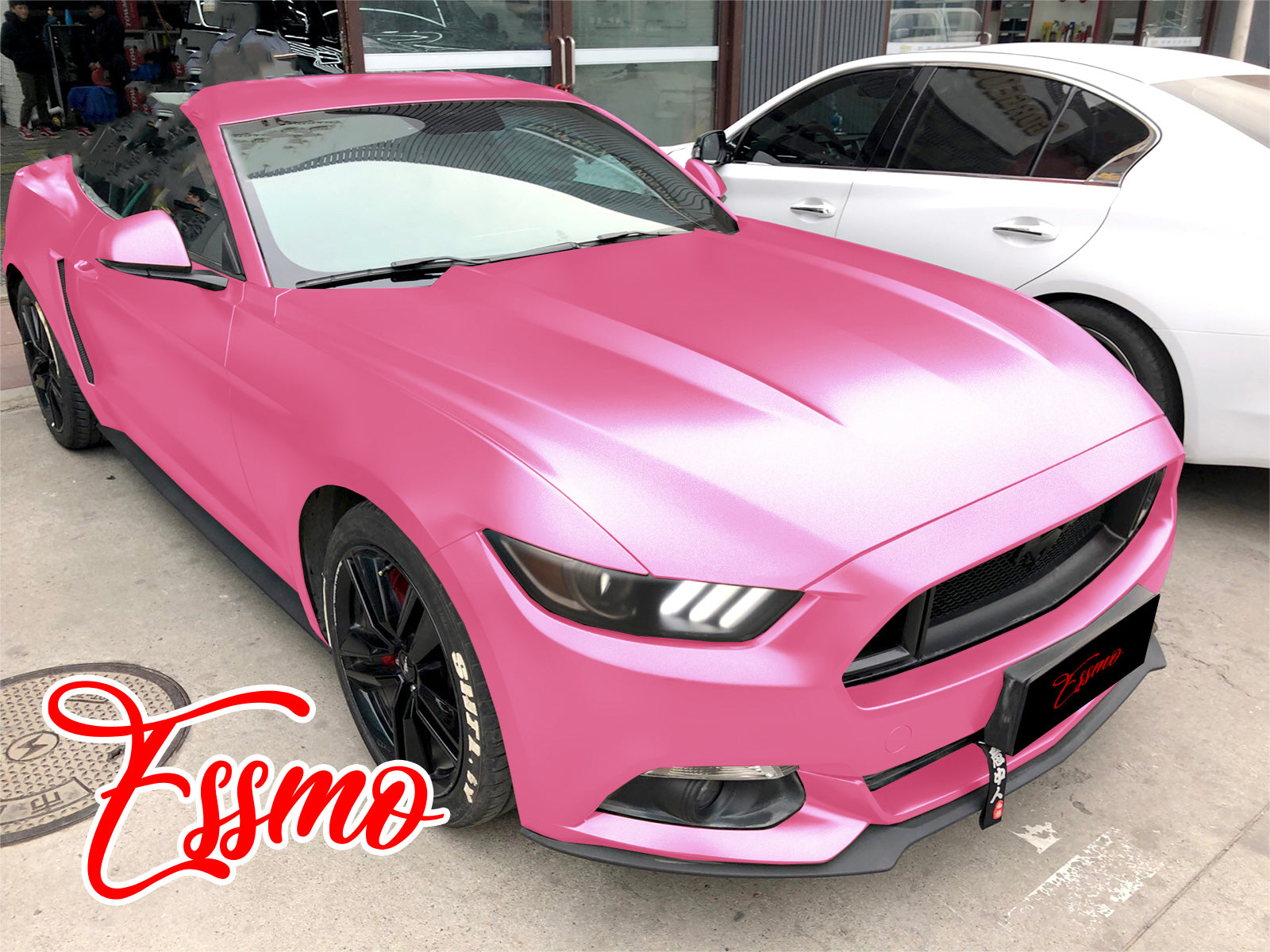 Nascarwraps Matte Satin Metallic Pink Vinyl Wrap Film