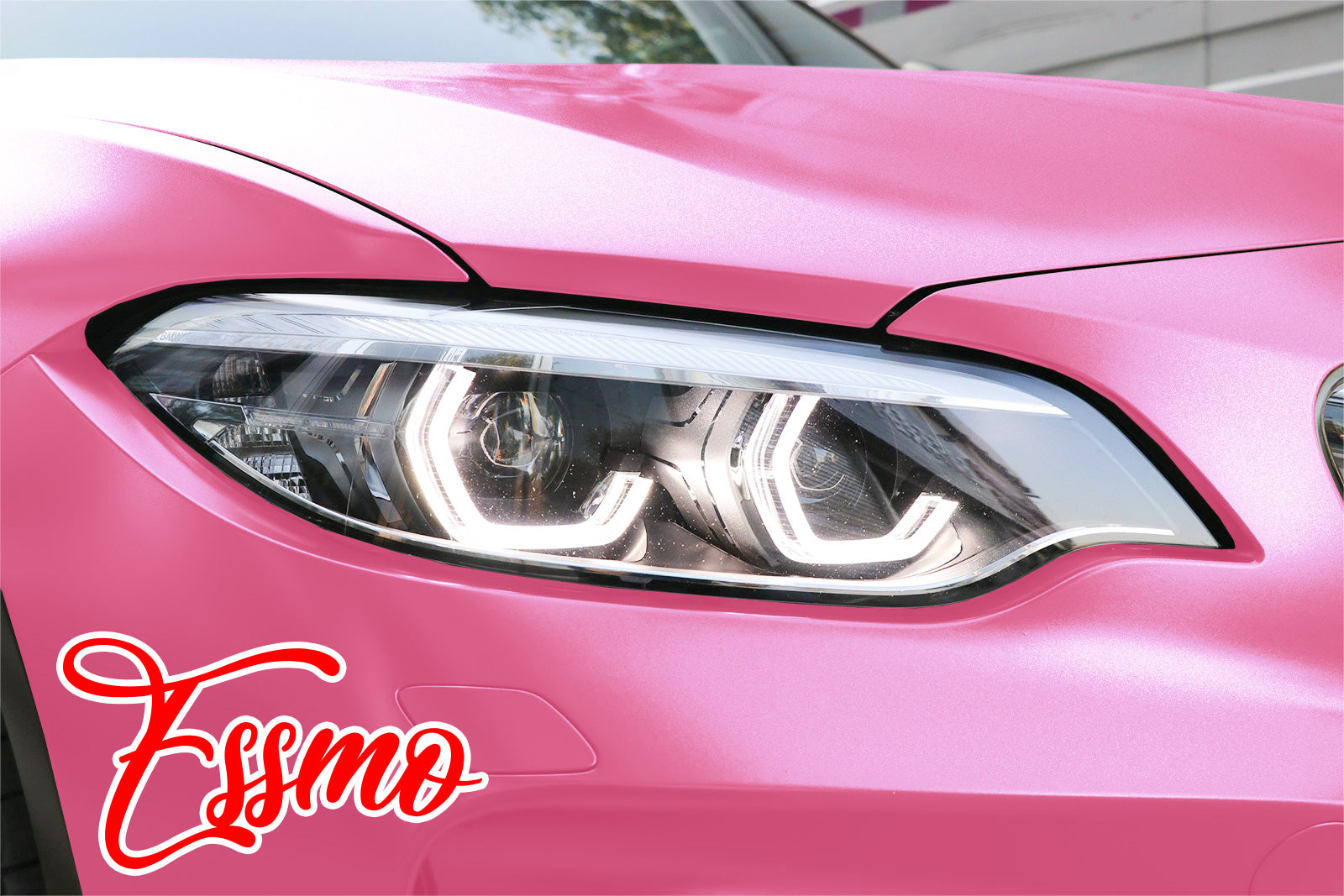 Nascarwraps Matte Satin Metallic Pink Vinyl Wrap Film