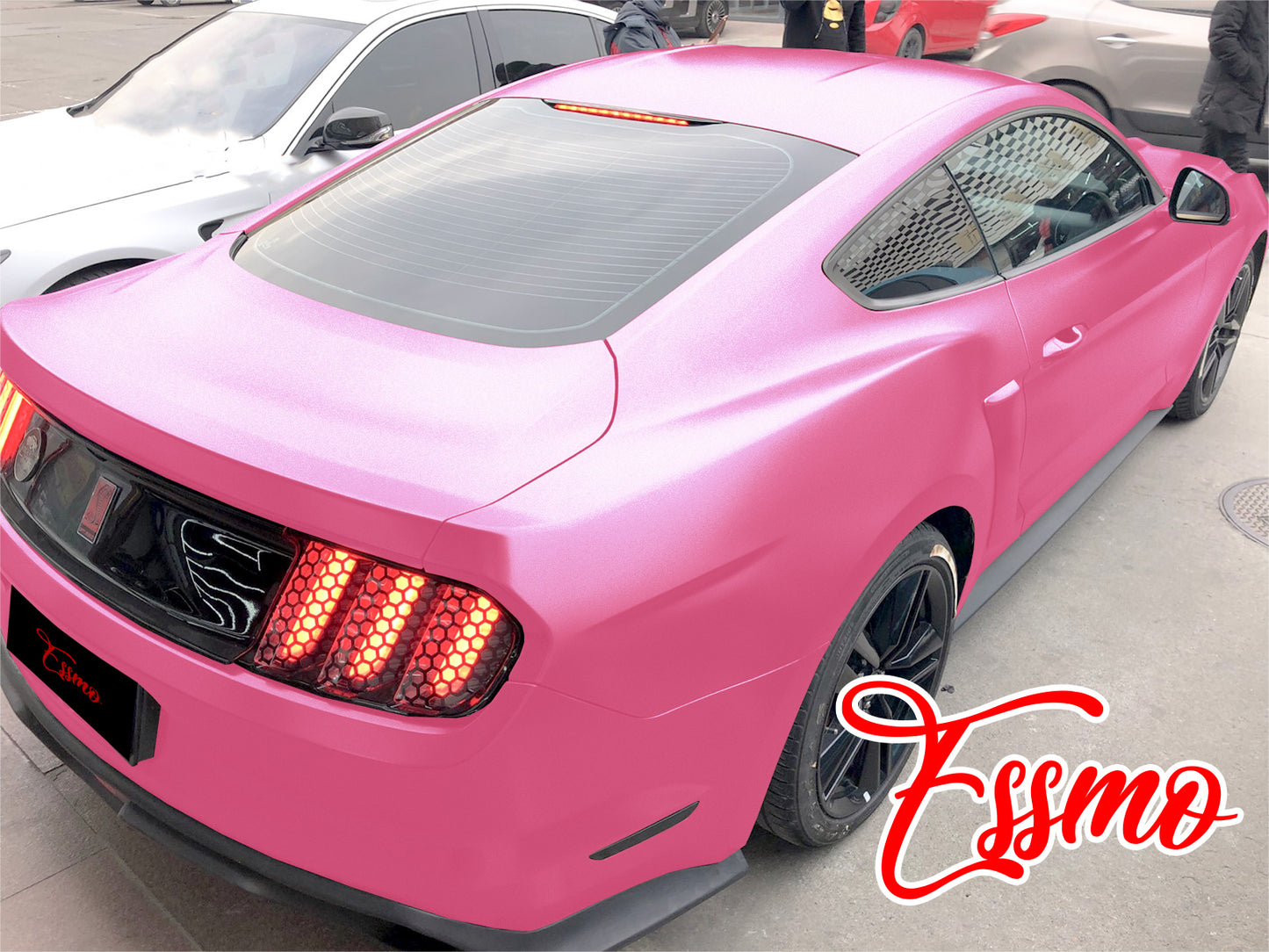 Matte Metallic Satin Pearl Princess Pink Vinyl Wrap