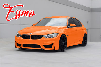 High Gloss Flame Orange Vinyl Wrap