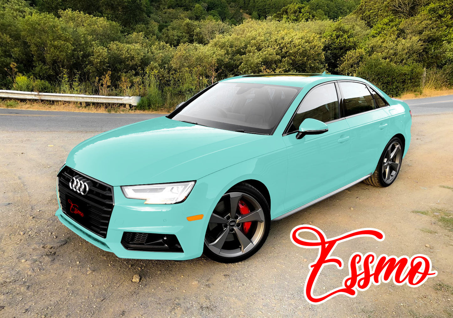 High Gloss Teal Vinyl Wrap