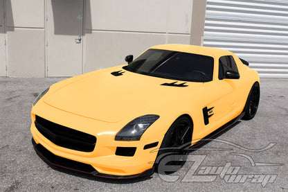 Satin Sunflower Yellow Matte Flat Vinyl Wrap