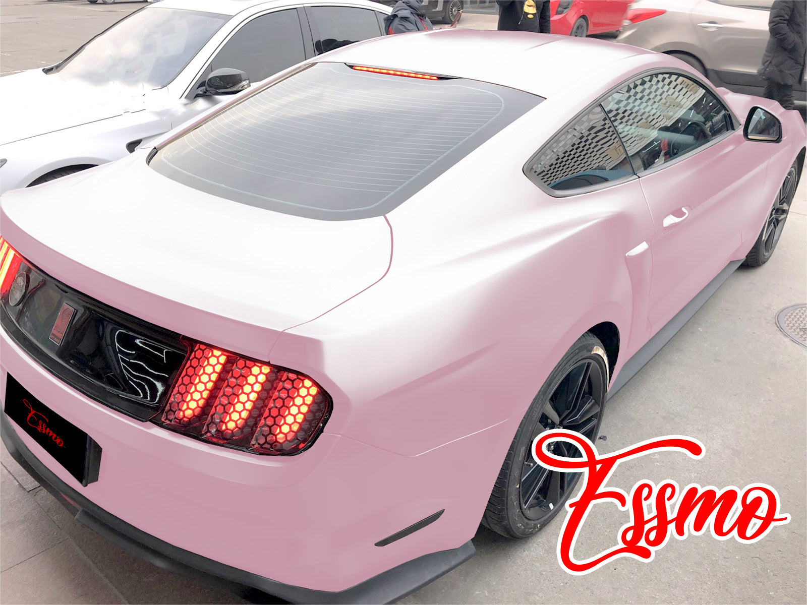 Matte Metallic Satin Pearl Cherry Blossom Pink Vinyl Wrap