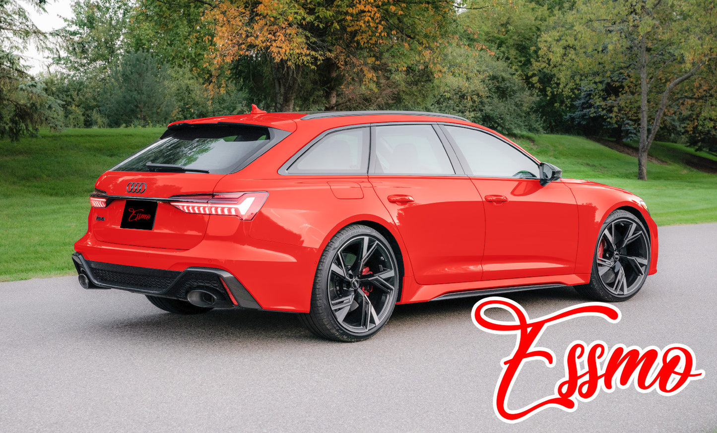 High Gloss Racing Red Vinyl Wrap