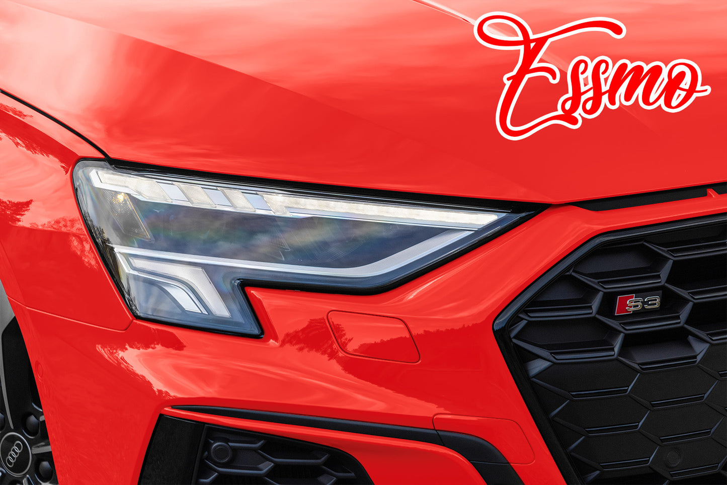High Gloss Racing Red Vinyl Wrap