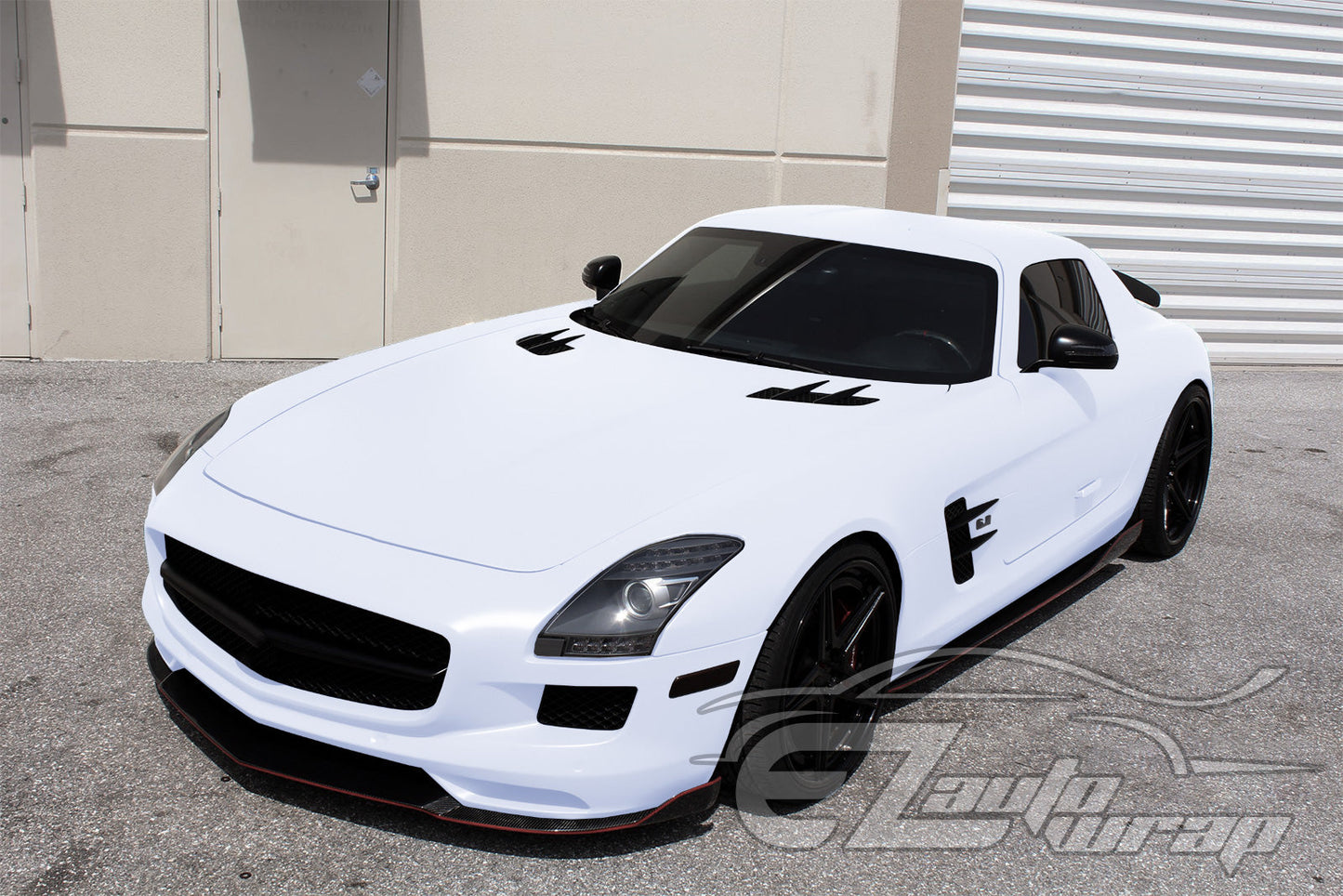 Satin Cloudy Blue Matte Flat Vinyl Wrap
