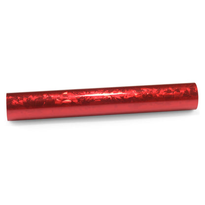 24K Chopped Forged Carbon Fiber Gloss Red Vinyl Wrap