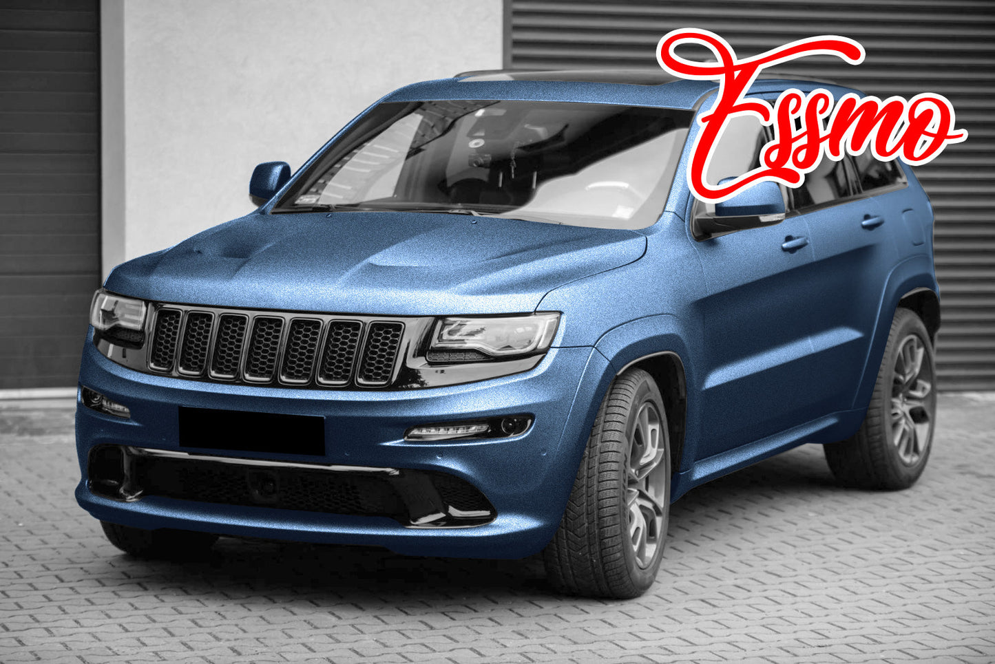 Heavy Metal Diamond Satin Storm Blue Vinyl Wrap