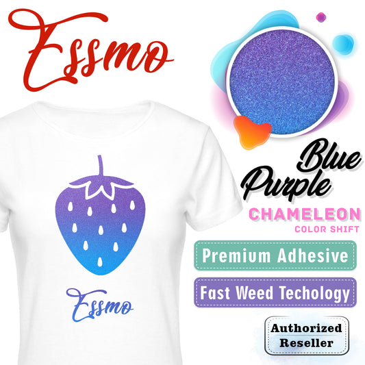 ESSMO™ Purple/Blue Chameleon Color Change Heat Transfer Vinyl HTV ADC02
