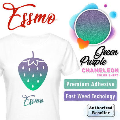 ESSMO™ Purple/Green Chameleon Color Change Heat Transfer Vinyl HTV ADC06