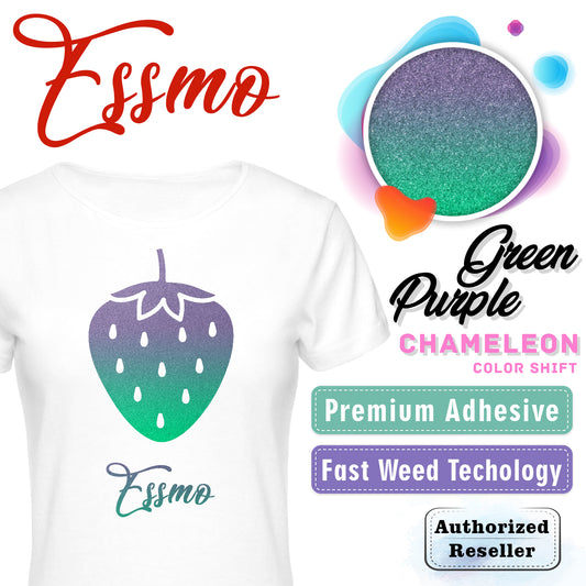 ESSMO™ Purple/Green Chameleon Color Change Heat Transfer Vinyl HTV ADC06