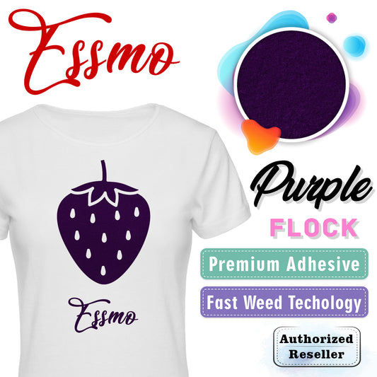ESSMO™ Purple Flock Heat Transfer Vinyl HTV DF09