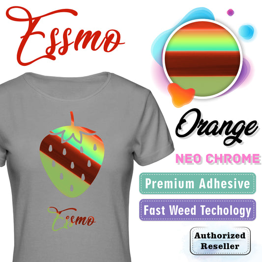 ESSMO™ Orange Neo Chrome Heat Transfer Vinyl HTV NC01