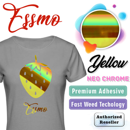 ESSMO™ Yellow Neo Chrome Heat Transfer Vinyl HTV NC02