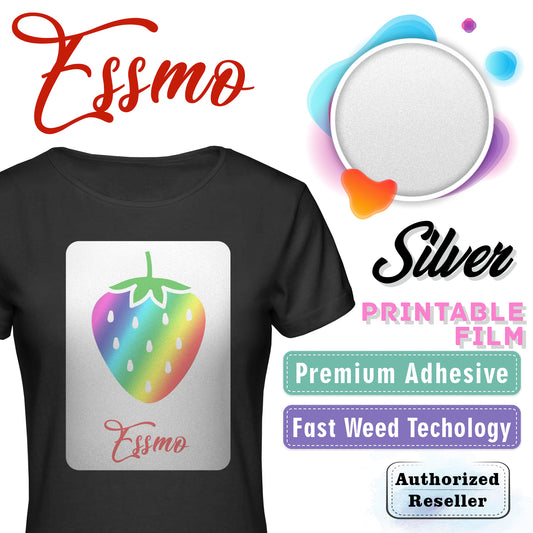 ESSMO™ Silver Printable DD02 Heat Transfer Vinyl HTV