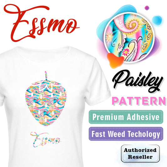 ESSMO™ Paisley Pattern Heat Transfer Vinyl HTV SP19