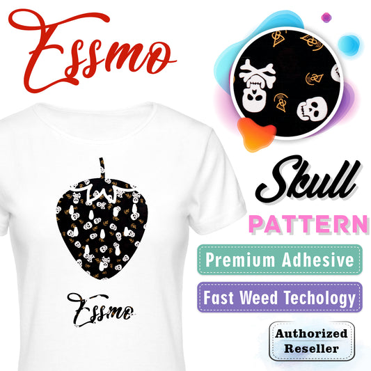 ESSMO™ Skull Pattern Heat Transfer Vinyl HTV SP23