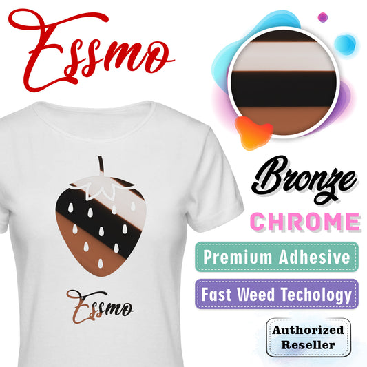 ESSMO™ Bronze Chrome Heat Transfer Vinyl HTV DS07