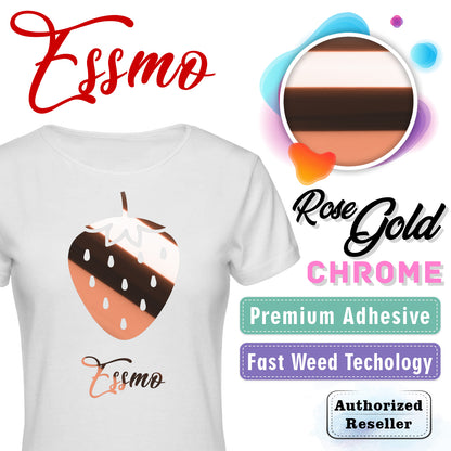 ESSMO™ Rose Gold Chrome Heat Transfer Vinyl HTV DS08