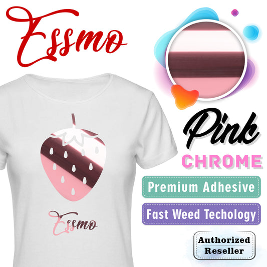 ESSMO™ Pink Chrome Heat Transfer Vinyl HTV DS13