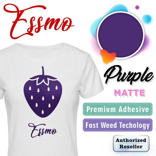 ESSMO™ Purple Matte Solid Heat Transfer Vinyl HTV DP11