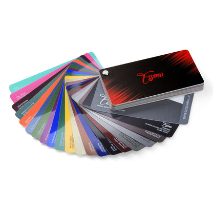 ESSMO Swatch Sample Deck Super Gloss Metallic PET Deck Book Auto Wrap Vinyl Wrapping Film
