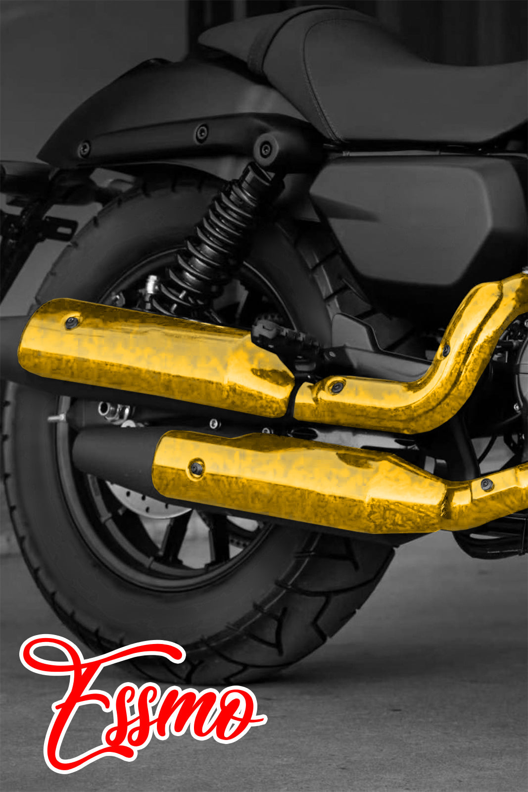 24K Chopped Forged Carbon Fiber Gloss Gold Vinyl Wrap