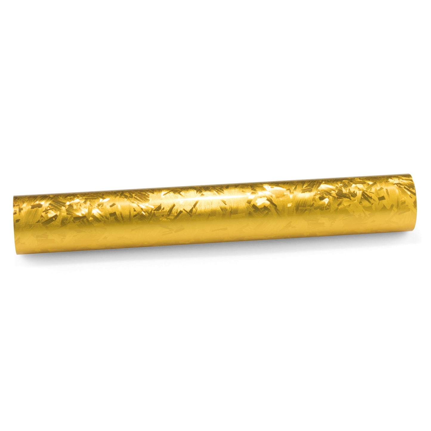 24K Chopped Forged Carbon Fiber Gloss Gold Vinyl Wrap