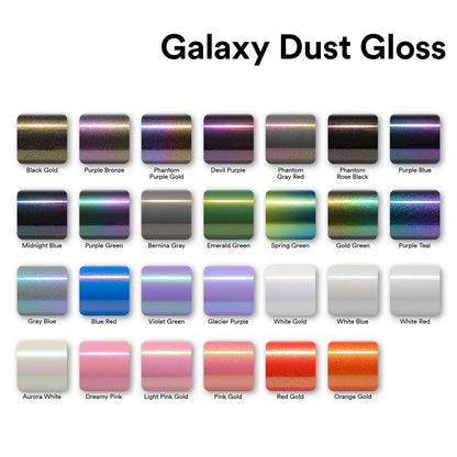 Galaxy Dust Gloss Spring Green Vinyl Wrap