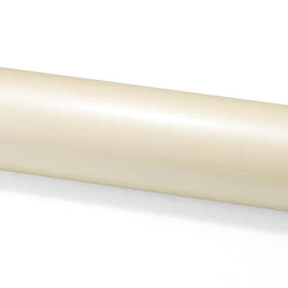 Gloss Pearlescent Cream White Vinyl Wrap