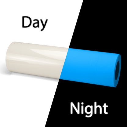 Essmo™ Glow in the Dark White Blue Heat Transfer Vinyl HTV GD06