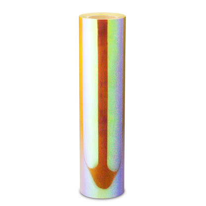 ESSMO™ Golden Yellow Neo Chrome Glitter Holographic Sparkle Heat Transfer Vinyl HTV DHFL01