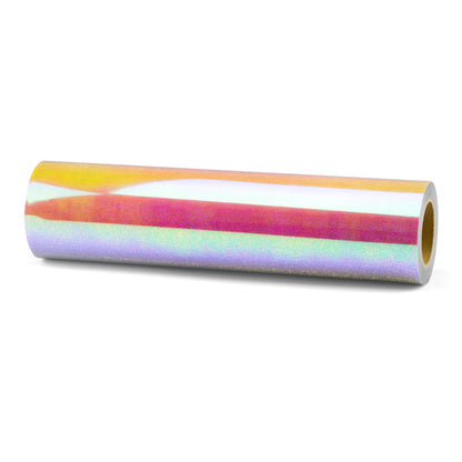 ESSMO™ Neon Yellow Neo Chrome Glitter Holographic Sparkle Heat Transfer Vinyl HTV DHFL04