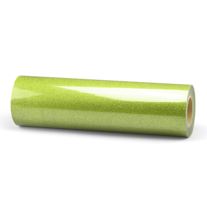 ESSMO™ Lime Green Glitter Sparkle Heat Transfer Vinyl HTV DG13