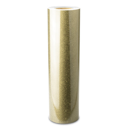 ESSMO™ Champagne Gold Glitter Sparkle Heat Transfer Vinyl HTV DG32