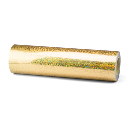 ESSMO™ Holographic Crystal Gold Pattern Heat Transfer Vinyl HTV SP07