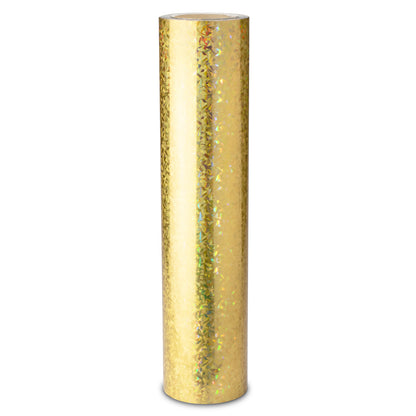 ESSMO™ Holographic Crystal Gold Pattern Heat Transfer Vinyl HTV SP07