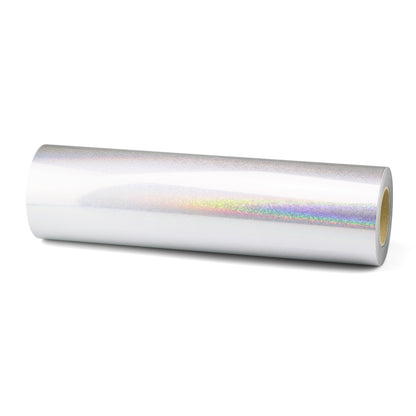 ESSMO™ Silver Holographic Glitter Pattern Heat Transfer Vinyl HTV SP22