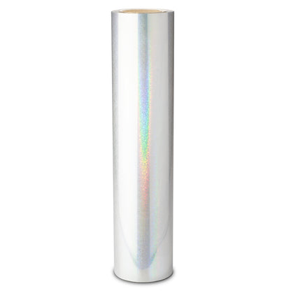 ESSMO™ Silver Holographic Glitter Pattern Heat Transfer Vinyl HTV SP22